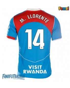 Atletico Madrid Marcos Llorente #14 Tricou Fotbal Replică 2025-26 Femei Treilea